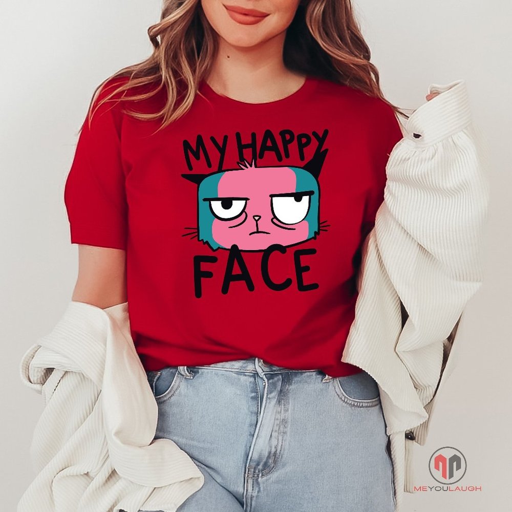 My Happy Face Shirt Sizes: S, M, L, XL, 2XL